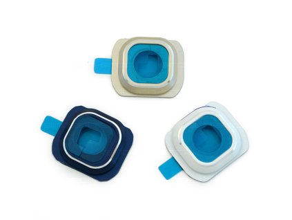 Samsung Galaxy S6 sklo kamery s rámečkem (Barevná varianta Zlatá)