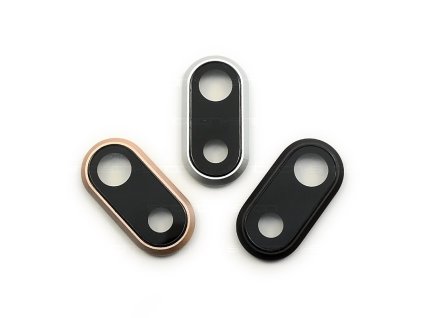 iPhone 8 Plus krycí sklo zadní kamery s rámečkem, různé barvy (Barevná varianta Zlatá)