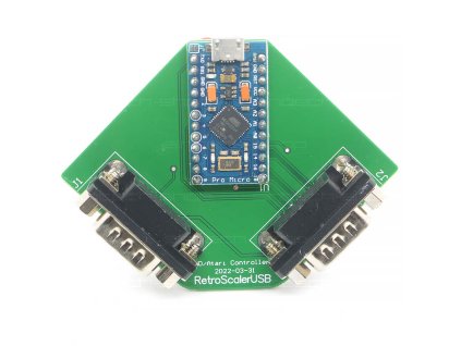 RetroScalerUSB - USB adapter pro DB9 joysticky včetně USB kabelu (Design Saturn)