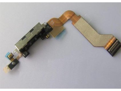 6592 6592 iphone 4s systemovy konektor s flex kabelem cerny