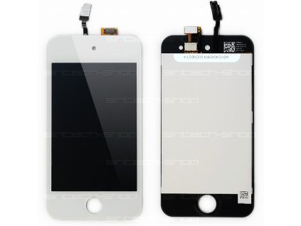 6616 ipod touch 4g display komplet sklo lcd touchscreen bily