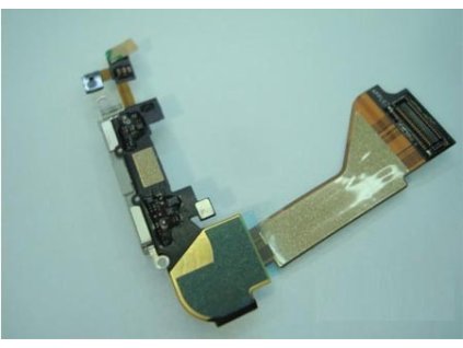 6958 6958 iphone4 systemovy konektor s flex kabelem bily