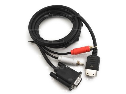 SEGA Dreamcast VGA HD kabel, RCA Sound Adapter HD box PAL NTSC