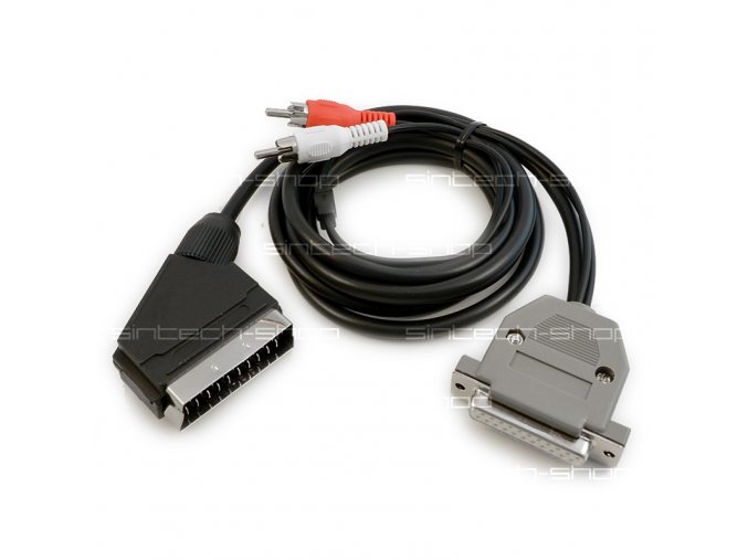 Amiga RGB Scart TV Kabel včetně zvukového výstupu