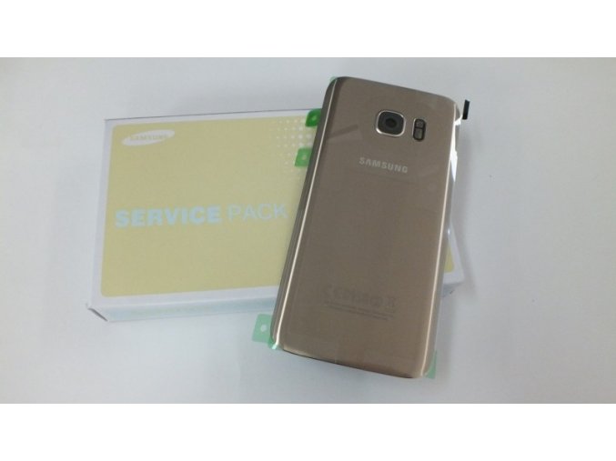 Samsung Galaxy S7 G930F zadní skleněný kryt baterie zlatý