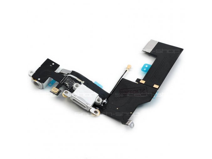 iPhone SE nabíjecí konektor Lightning port se sluchátkovým jackem a mikrofonem, bílý