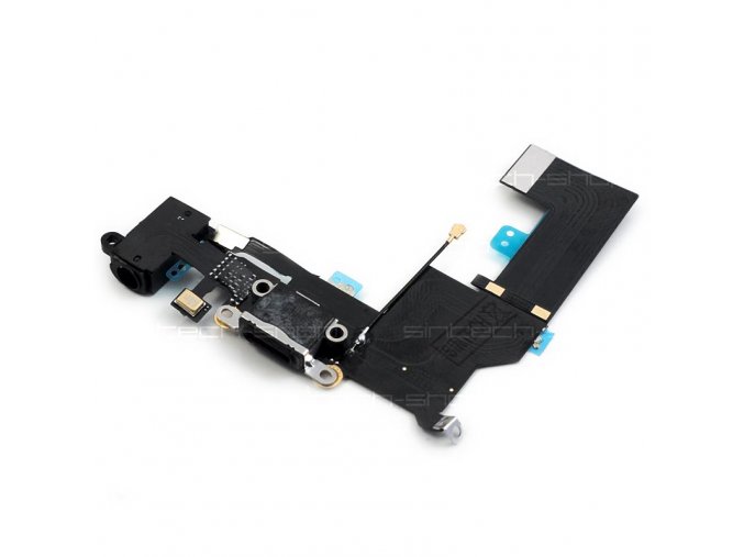 iPhone SE nabíjecí konektor Lightning port se sluchátkovým jackem a mikrofonem, černý