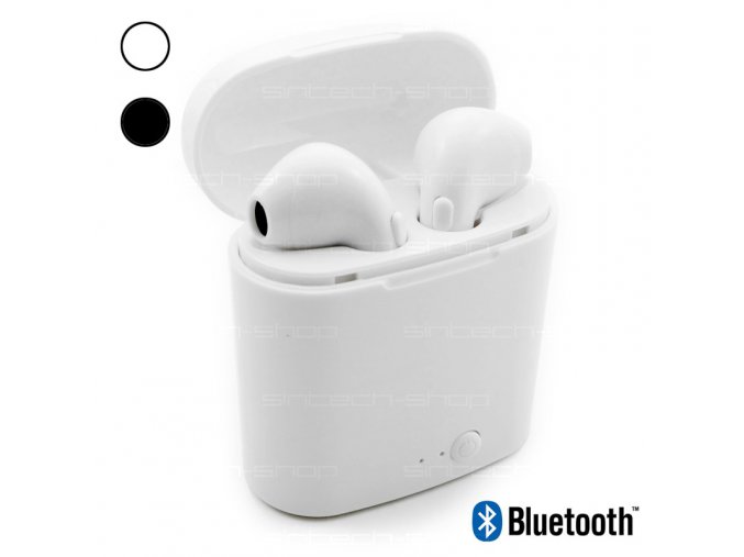 i7S TWS sluchatka Bluetooth s nabijeci stanici SINTECH SHOP.CZ
