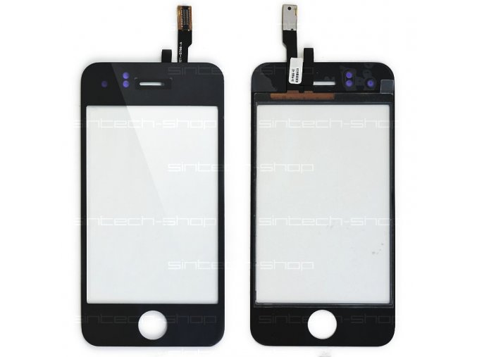 iPhone 3GS digitizer černý (čelní sklo a dotyk)