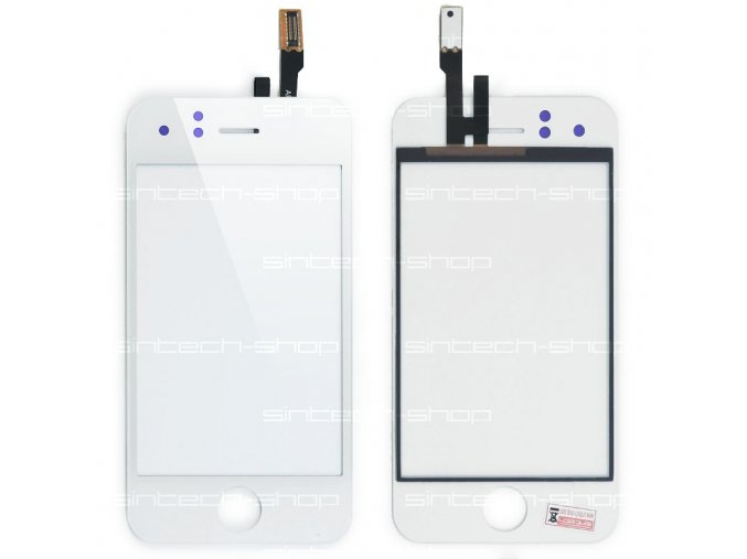 iPhone 3GS digitizer bílý (čelní sklo s dotykem)