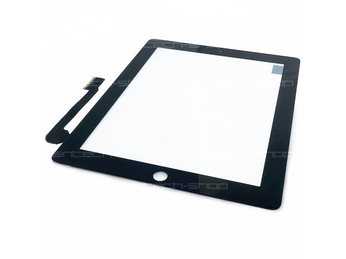 iPad 3 / iPad 4 čelní sklo + digitizer (Touchscreen) - černý