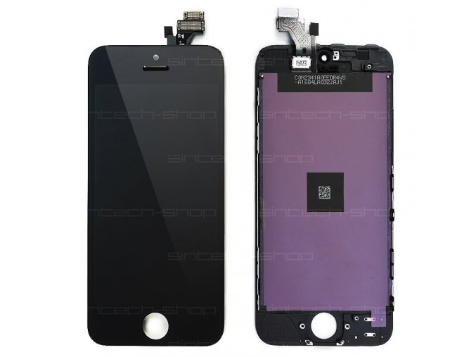 iPhone 5 LCD displej + dotyk - černý, SINTECH© Premium