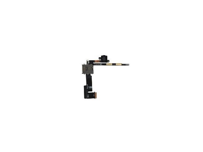 iPad 2 3G audio jack + slot Simkarty s flex kabelem