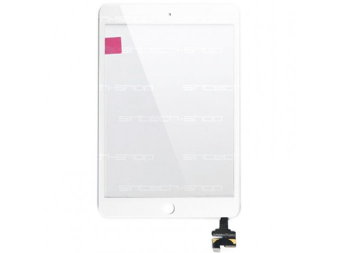 iPad Mini 3 sklo + digitizer - bílý SINTECH© Premium, s IC chipem