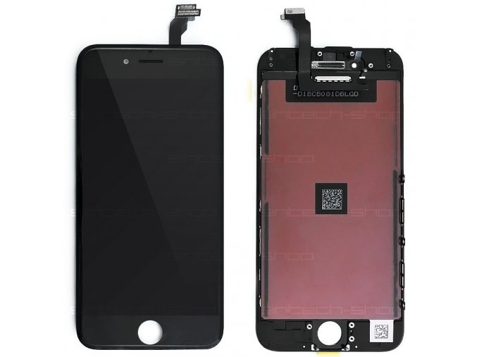 iPhone 6 (4,7") LCD displej s rámem a dotykem, černý