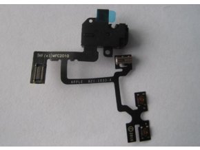 iPhone4 konektor sluchátek s flex kabelem černý