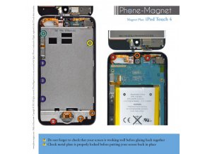 Phone-Magnet: profesionální magnetická podložka pro šrouby iPod Touch 4G
