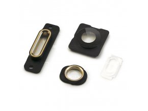 iPhone 5S SET 4ks Back Housing Port - set rámečků, zlatý