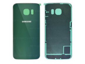 Samsung Galaxy S6 Edge G925F zadní skleněný kryt, zelený