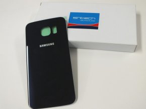 Samsung Galaxy S6 Edge G925F zadní skleněný kryt, černý safír