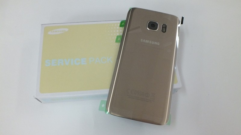 Samsung Galaxy S7 G930F zadní skleněný kryt baterie zlatý