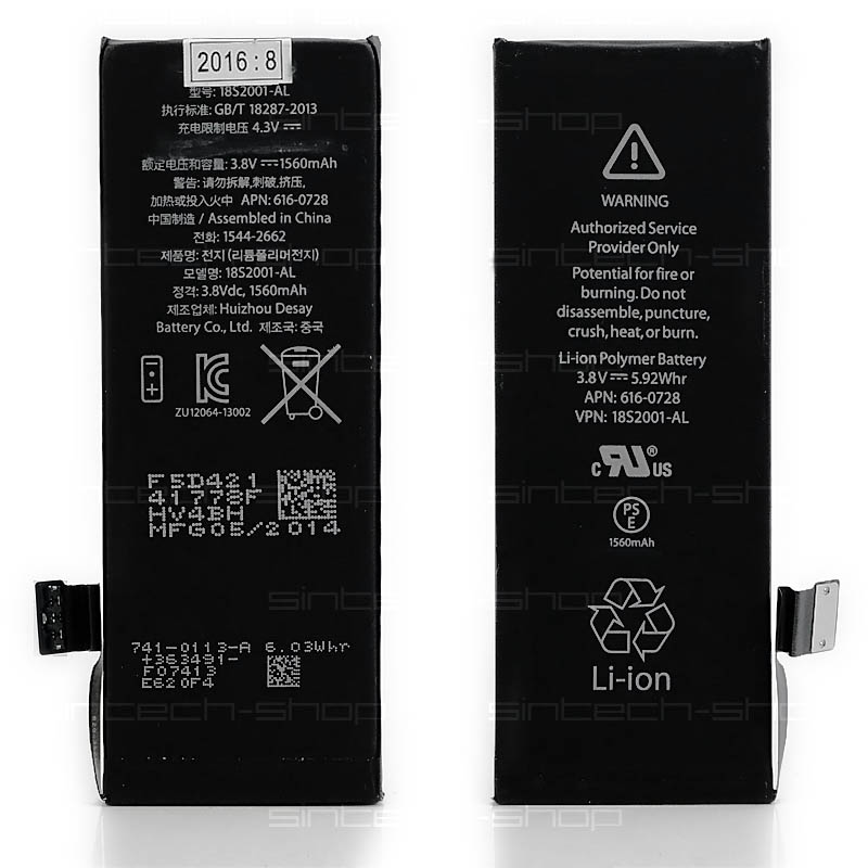 iPhone 5S baterie/akumulátor Premium