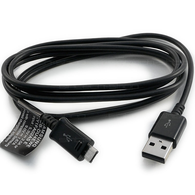 Original Samsung micro USB kabel ECBDU4EBE 1,5M černý