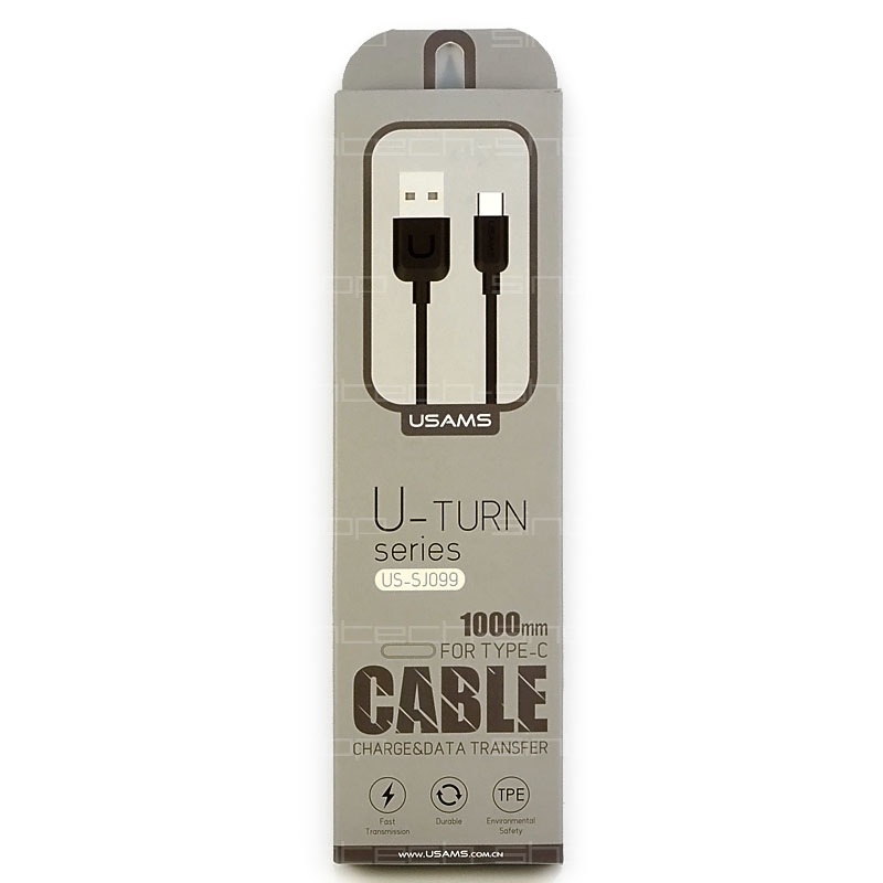 USAMS U Turn Datový Kabel USB - Type C Barevná varianta: Bílá