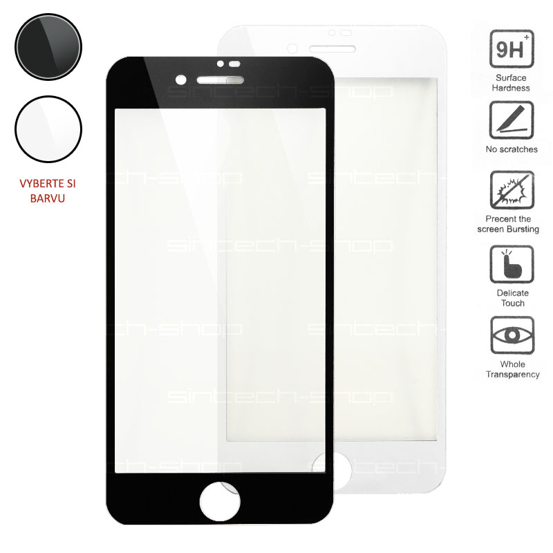 Ochranné tvrzené sklo pro iPhone 7/8/SE 2/SE 3 (4,7") Barevná varianta: Bílá