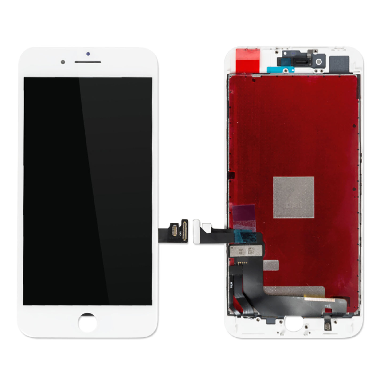 iPhone 8 (4,7") LCD displej s rámem a dotykem, bílý, SINTECH© Premium