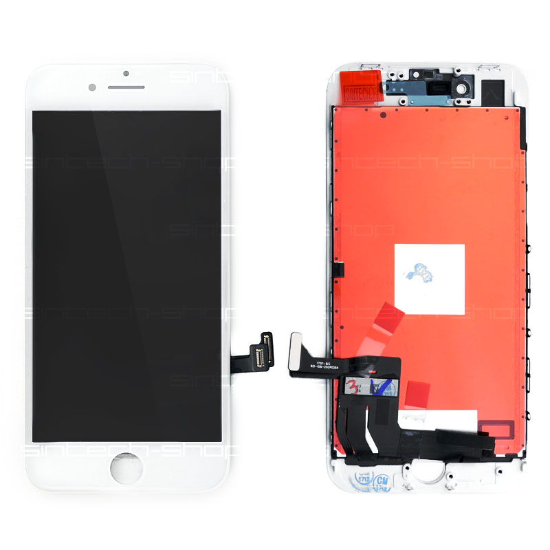 iPhone 8 (4,7") LCD displej s rámem a dotykem, bílý