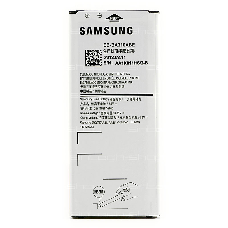 Samsung Galaxy A3 2016 A310F Originální baterie EB-BA310ABE