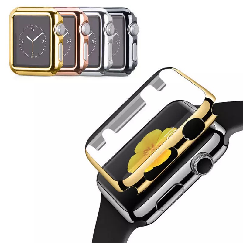 Apple Watch ultra tenký ochranný kryt, Case, různé barvy, Series 1/2/3 Barva: Černá, Velikost: 38 mm, Série: Series 2