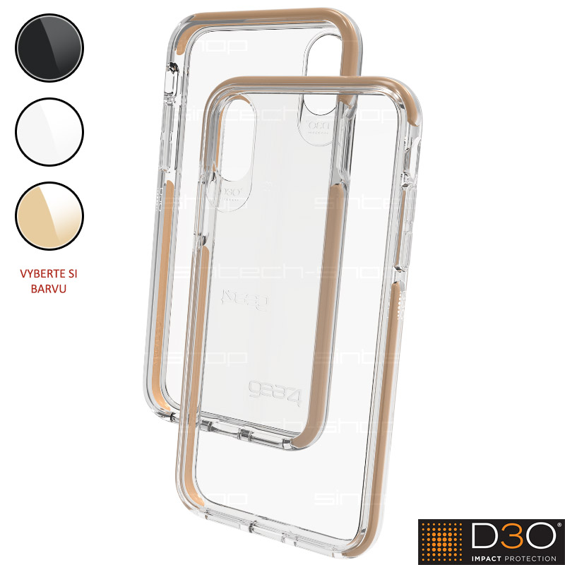 Gear4 Piccadilly D3O zadní kryt pro iPhone X/XS (5,8") Barevná varianta: Zlatá