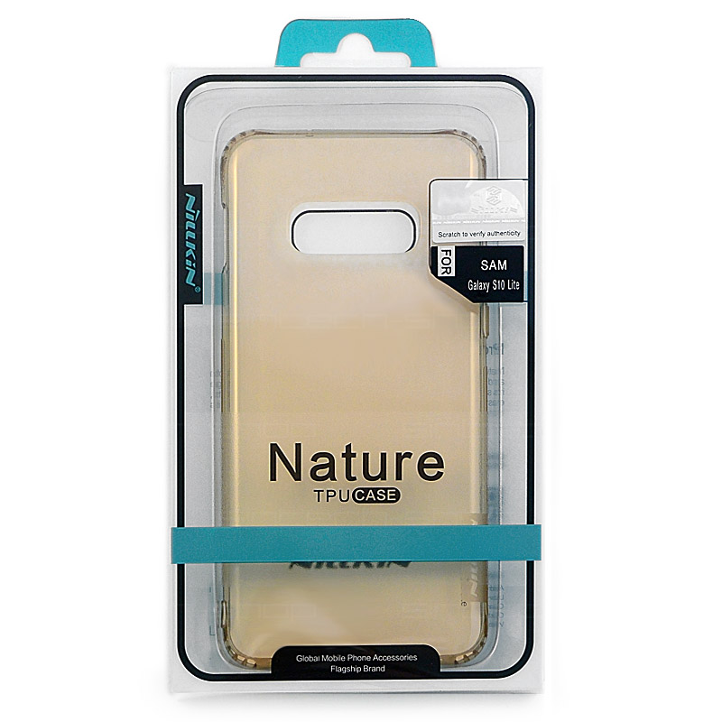 Nillkin Nature TPU pouzdro pro Samsung Galaxy S10e G970, zlatohnědé