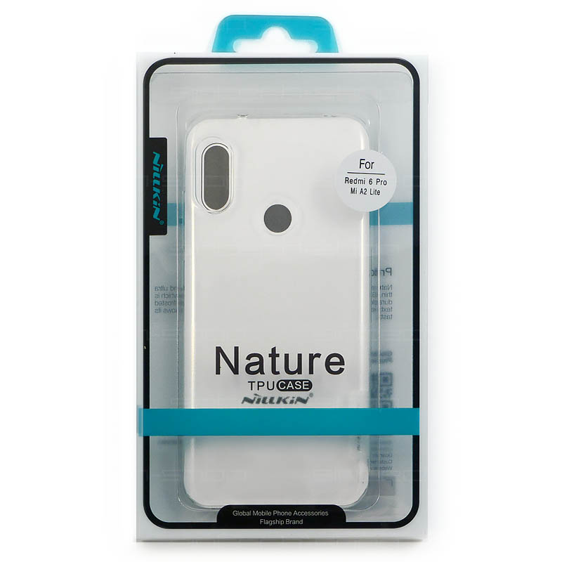 Nillkin Nature TPU pouzdro pro pro Xiaomi Mi A2 Lite/ Redmi 6 Pro, průhledné