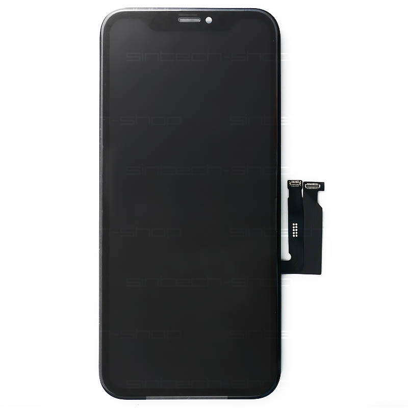 iPhone XR (6,1") displej s rámem a dotykem, černý, SINTECH© Premium