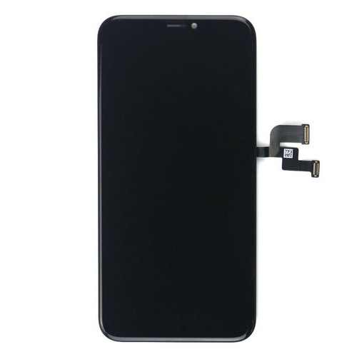 iPhone XS (5,8") displej s rámem a dotykem, černý SINTECH© Premium
