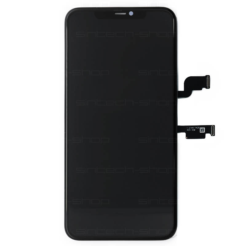 iPhone XS Max (6,5") displej s rámem a dotykem, černý SINTECH© Premium