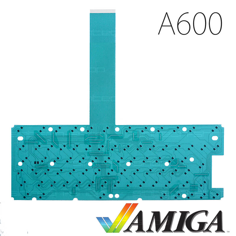 Amiga 600 membrána klávesnice - zelená