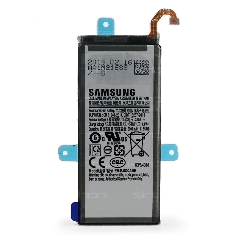 Samsung Galaxy J6 J600F 2018 EB-BJ800ABE ORIGINÁLNÍ baterie