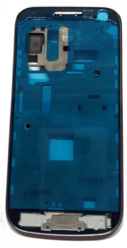 Samsung Galaxy S4 Mini přední rám stříbrný i9195