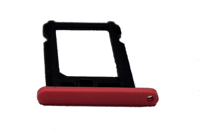 iPhone 5C držák nano SIM karty, červený