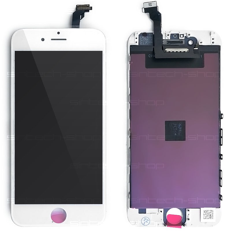 iPhone 6 (4,7") SINTECH© Premium LCD displej s rámem a dotykem, bílý