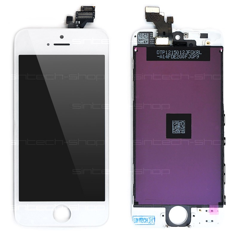Apple LCD displej + dotyková deska pro iPhone 5, bílá