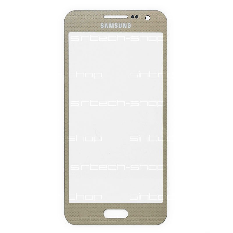 Samsung Galaxy A3 2015 (A300F) čelní dotykové sklo, zlaté (Champagne gold)