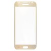 Ochranné Tvrzené Sklo 9H pro Samsung Galaxy J3 2017 Full cover (Barevná varianta Zlatá)
