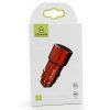 USAMS CC059 Dual Smart USB Autonabíječka Fast charging (Barevná varianta Červená)