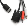 SEGA Dreamcast VGA HD kabel, RCA Sound Adapter HD box PAL NTSC