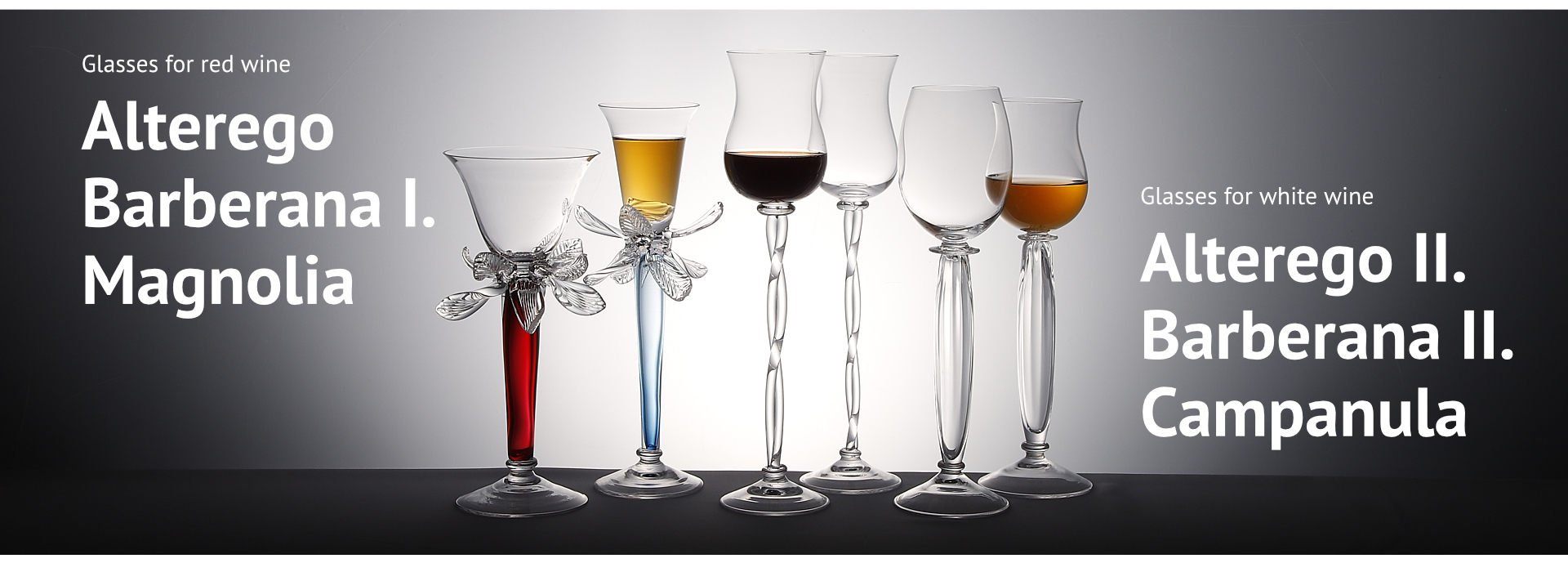 Glasses for wines